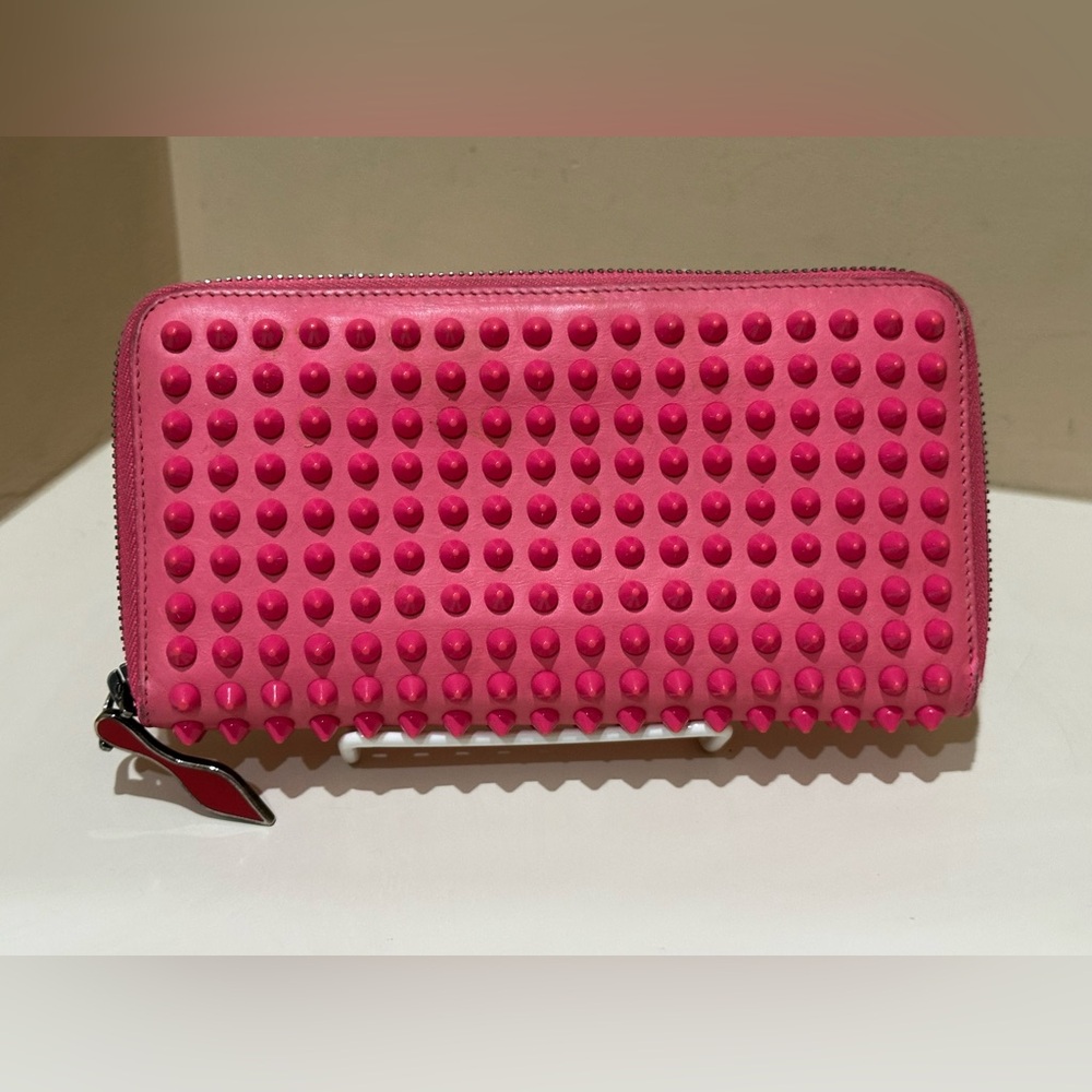 Christian Louboutin Pink Leather
Panettone Continental Wallet